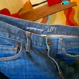 Ann Taylor's loft Jean'smodern boot size 8